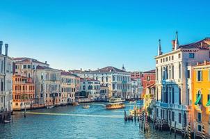 Venice cityscape with Grand Canal waterway photo