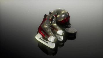 Loop-Hockey-Ausrüstung im Dunkeln video