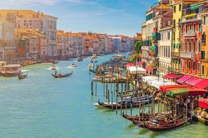 Venice cityscape with Grand Canal waterway photo