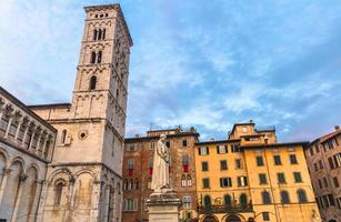 Chiesa di San Michele in Foro St Michael Roman Catholic church basilica on Piazza San Michele square photo