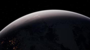 jordklotet planet från rymdbanan