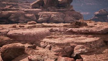 rocce dorate nel Grand Canyon video