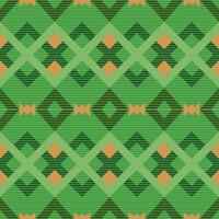 Green Aztec fabric seamless pattern vector