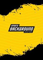 Background pattern for sports jerseys, running jerseys, racing jerseys, gym jerseys in black yellow brush style. vector