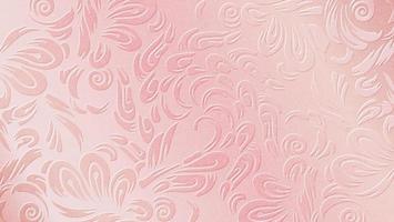 Volumetric floral pattern background. Paper cut out floral pattern. vector
