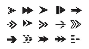 arrow symbol set vector