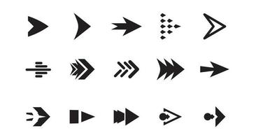 arrow symbol set vector