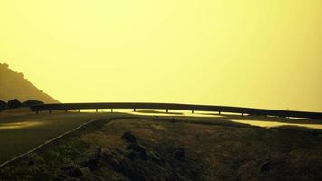 atlantic ocean road near the mountain video