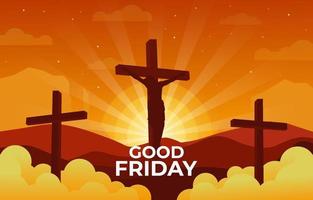 Background of Good Friday Nature Background vector