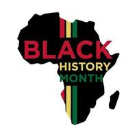Black History Month Vector Design.