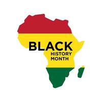 Black History Month Vector Design.