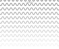 Wave line background, wavy zigzag pattern vector