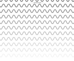 Wave line background, wavy zigzag pattern vector