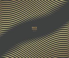 Striped gold texture, Abstract warped Diagonal Striped Background, waved lines texture. Brand new style for your business design, vector template for your ideas