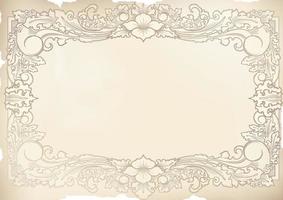 Old scroll paper banner.Blank sheet. vector