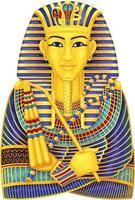 conjunto de símbolo antiguo egipcio, elemento egipcio, faraón vector