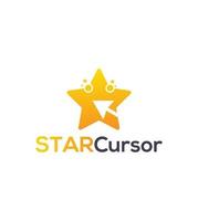 Start cursor logo template vector