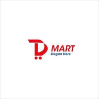 elemento de plantilla de diseño de logotipo de d mart. logotipo vectorial vector