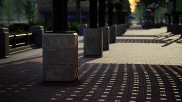 empty closed Park during the covid-19 pandemic in 2020 video