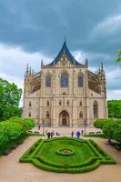 Saint Barbara's Church Cathedral of St Barbara Roman Catholic church Gothic style building in Kutna Hora photo