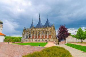 Saint Barbara's Church Cathedral of St Barbara Roman Catholic church Gothic style building in Kutna Hora photo