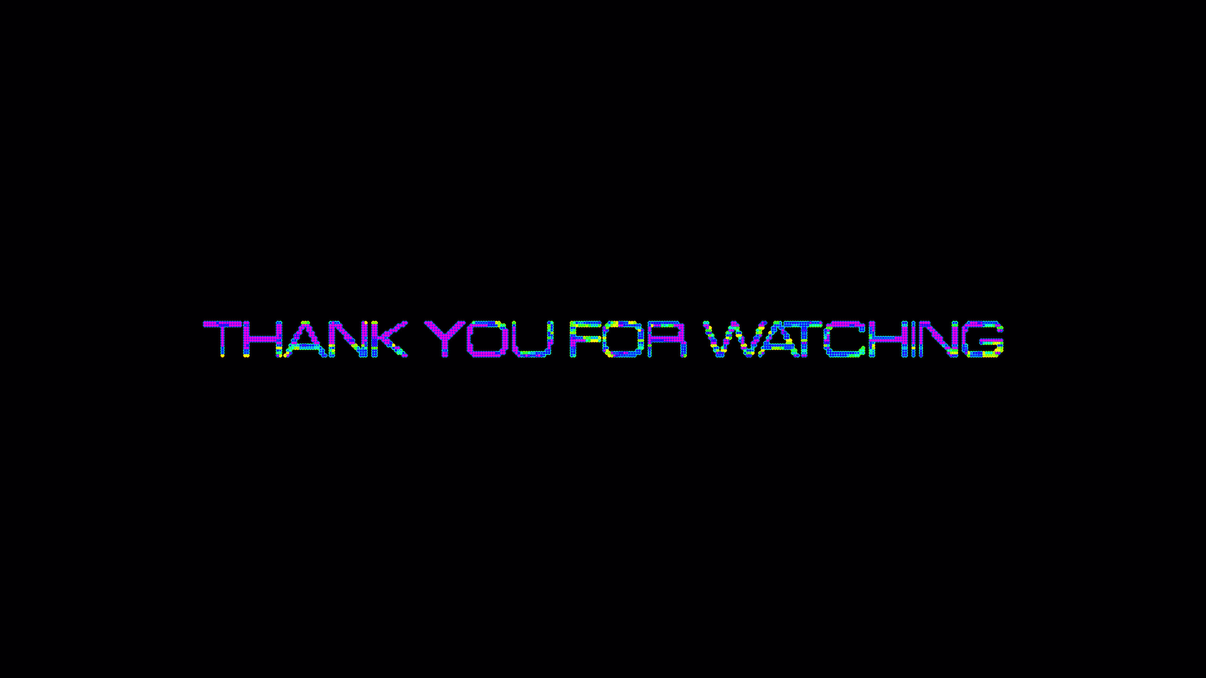 THANK YOU FOR WATCHING glitch text effect 6117817 Stock Video at Vecteezy