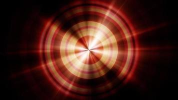 Beautiful gold red radial shine Circle background video