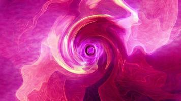 hypnotiserende neon roze golf vortex tunnel flikkering video