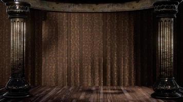 cortina de palco com luz e sombra video