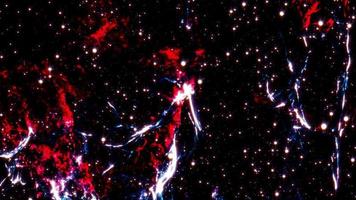 vuelo espacial volar a la galaxia nebulosa roja video