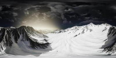 vr 360 norvegia montagne paesaggio severo video
