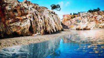 rocky coastline in Sintra Portugal video