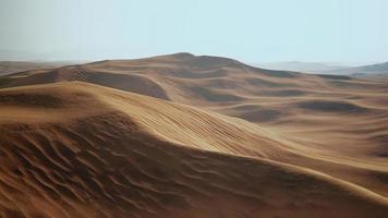 grote zandduin in het woestijnlandschap van de Sahara video