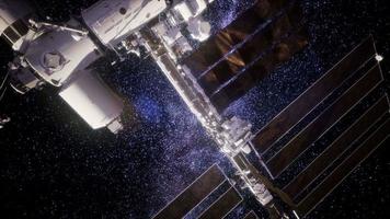 International Space Station in outer space video