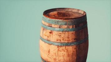 barril de madera oxidado viejo clásico