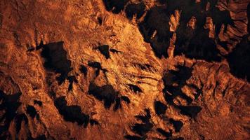 top erial view of the red rock canyon video