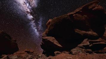 incredibile Via Lattea sulla Monument Valley video