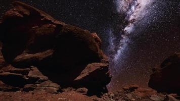amazing Milky way over Monument Valley