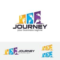 Journey vector logo template