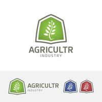 plantilla de logotipo de vector de agricultura