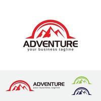 plantilla de logotipo de vector de aventura