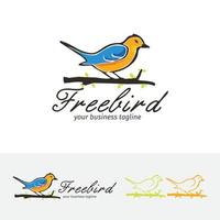 Bird vector logo template