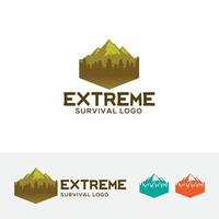 Mountain vector logo template