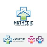 Medical health vector logo template