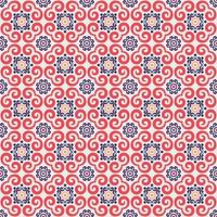 Seamless batik ornament pattern background vector