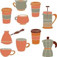 taza de café, diseño de polígonos, ilustración vectorial vector
