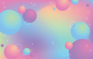 Holographic Background with 3D Circle vector