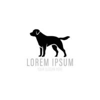 Dog logo design vector format