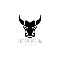 Bull logo Desain vector