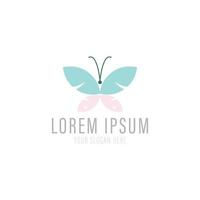 Butterfly simple logo symbol vector icon